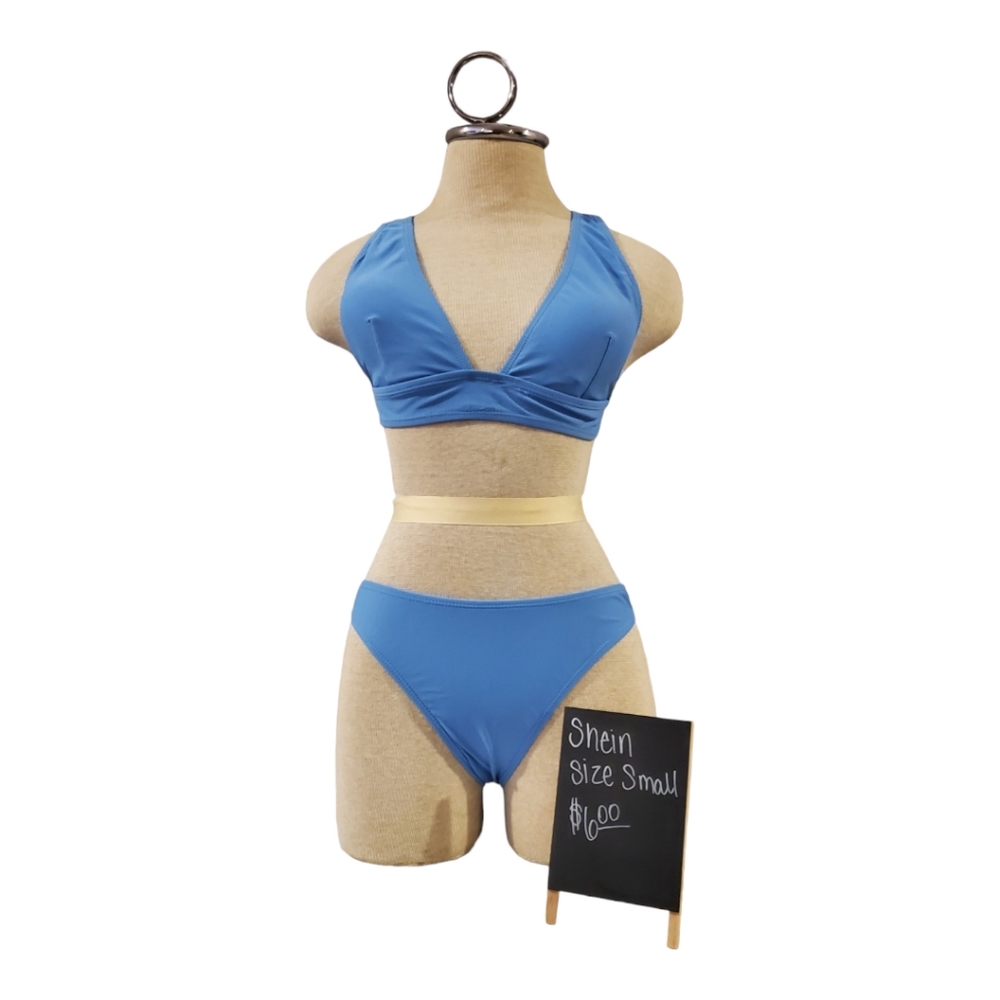 Shein, Size small, Blue Bikini